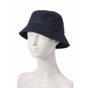 X-Big Navy Blue Cotton Bucket Hat Mens Streetwear Y2K Style